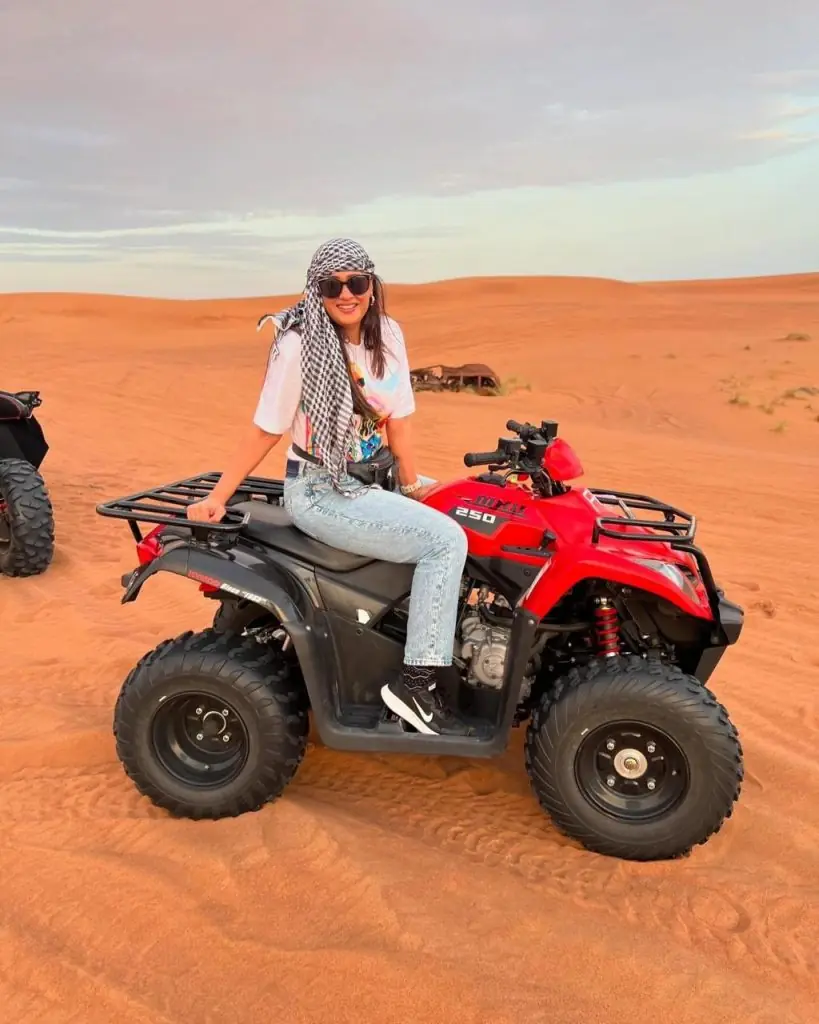 Self-drive single quad bike rental in Dubai