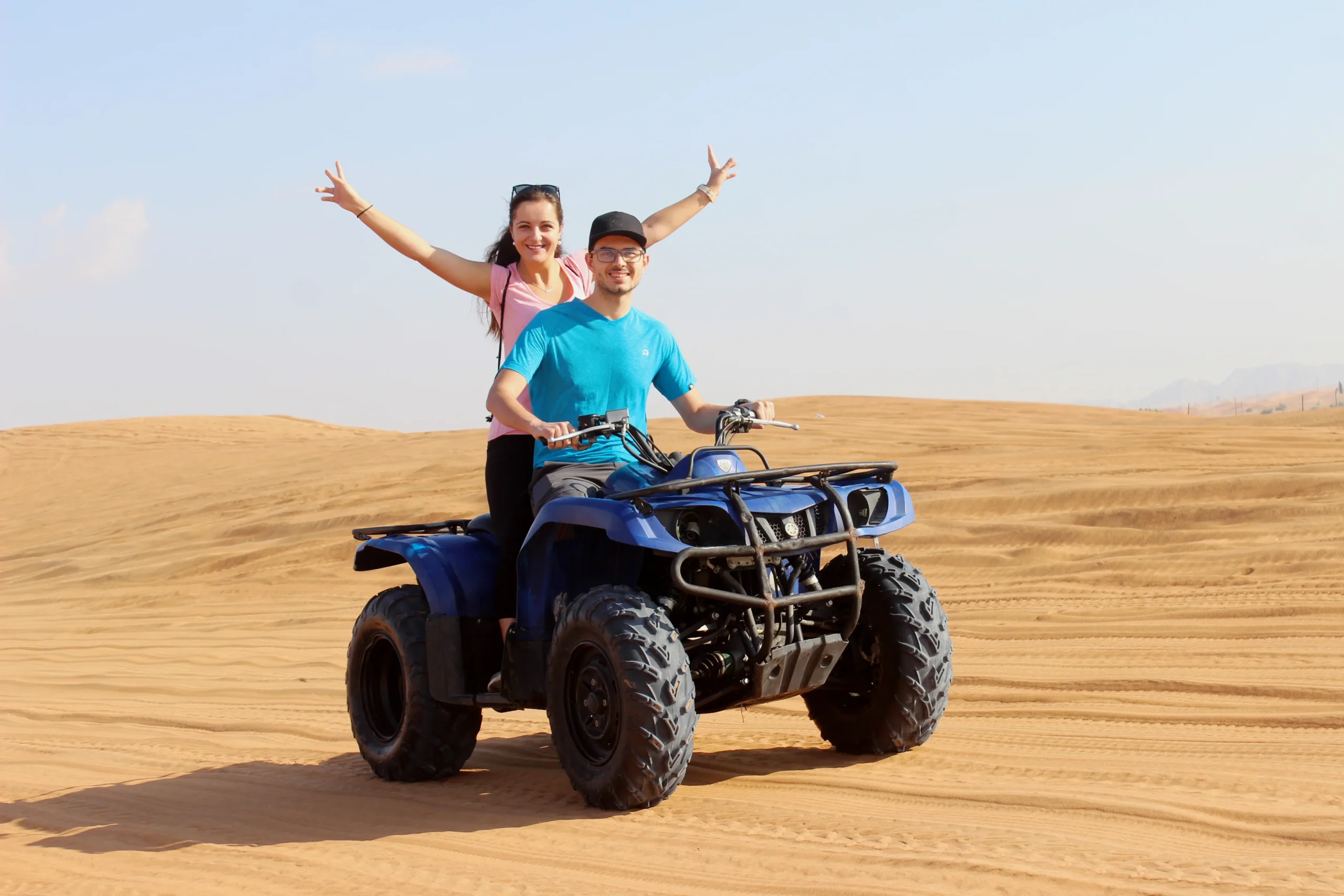 Budget-friendly quad bike ride in Dubai desert