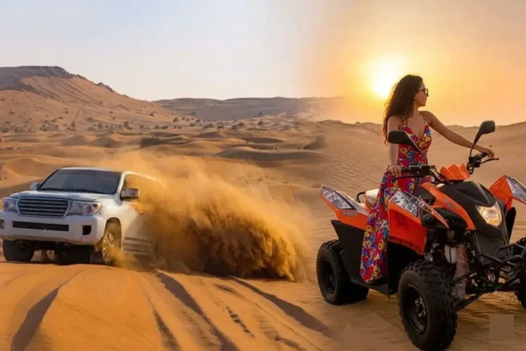 Evening Desert Safari With Quad Bike Dubai